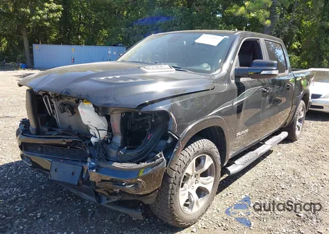 2020 Ram 1500 Laramie 4X4 5'7 Box из США, поврежденный, VIN 1C6SRFJT2LN400473